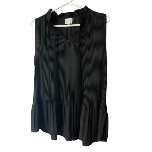 Violet & Claire Dressy Top Size Large Black - Picture 7 of 9